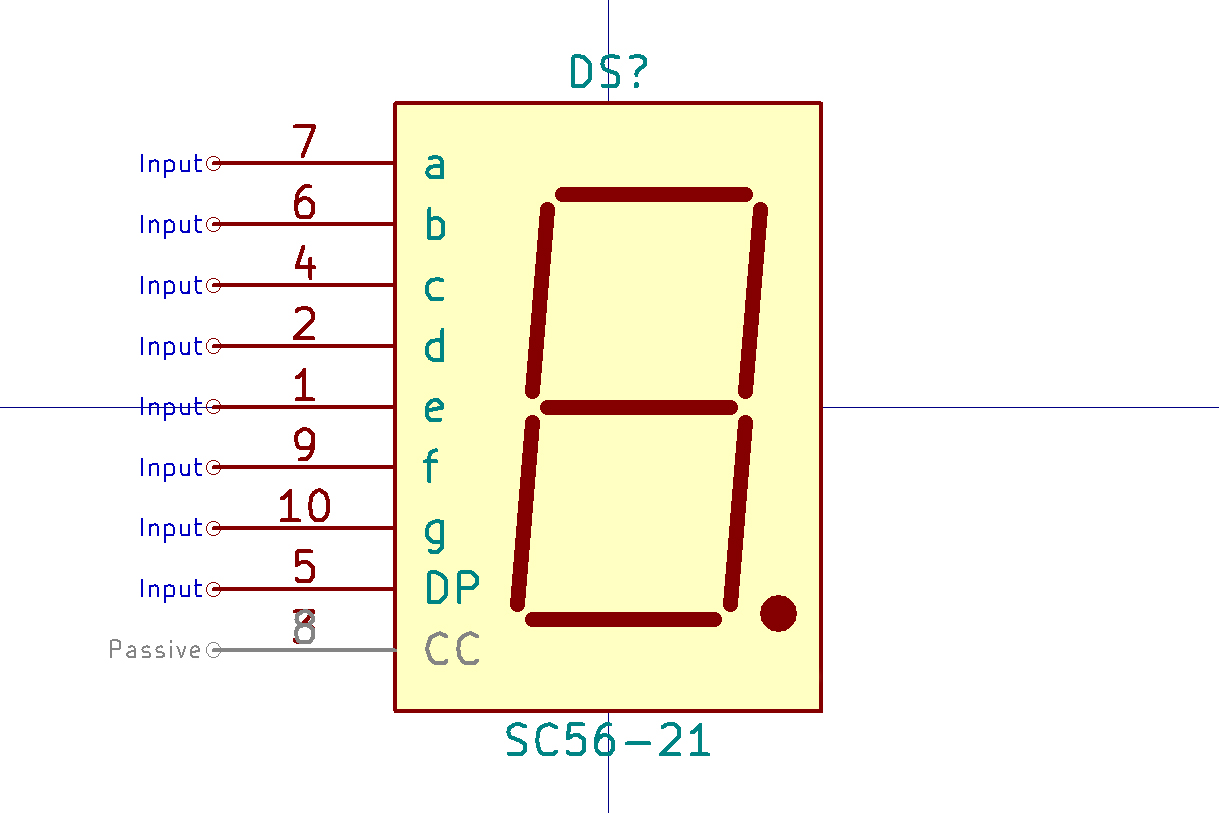 Making A Time Circuit Display Schematic