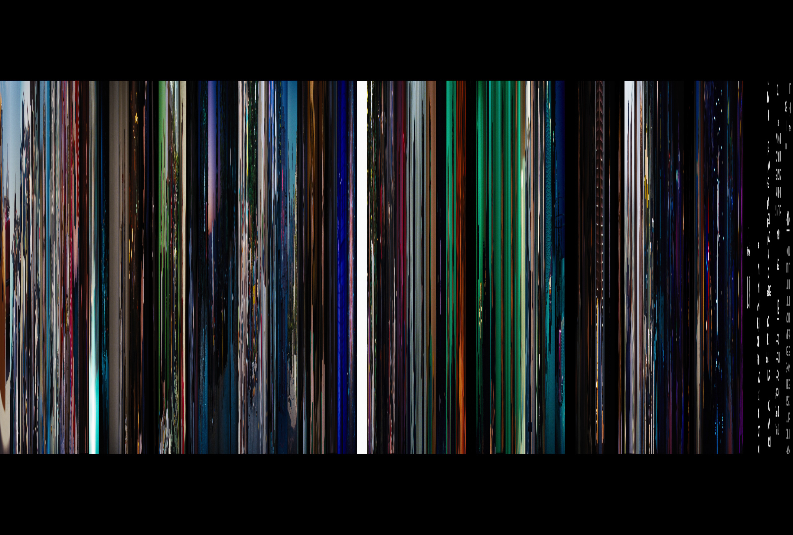 La La Land, 80 frames at 20 pixels wide each