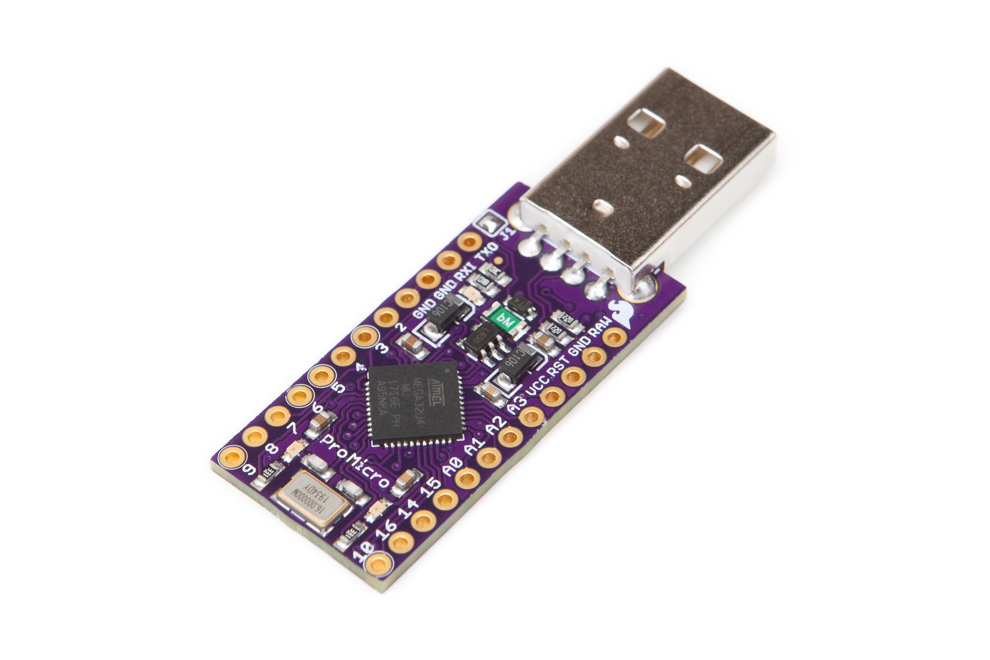 GitHub - dmadison/Pro_Micro_USB-A: ATMega32U4 Arduino board from ...