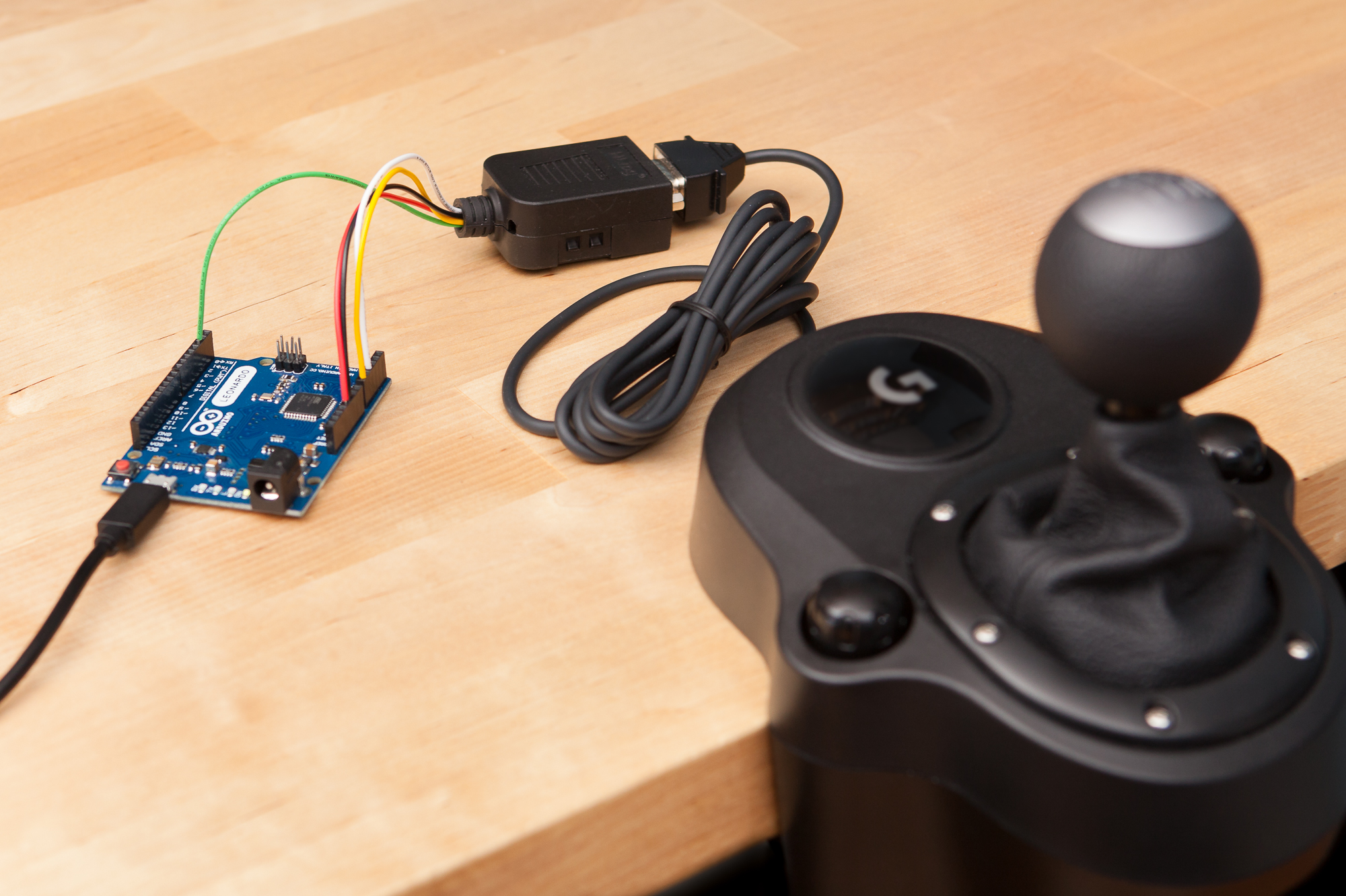 by Let Bærbar How to Build a DIY Logitech Shifter USB Adapter - Parts Not Included